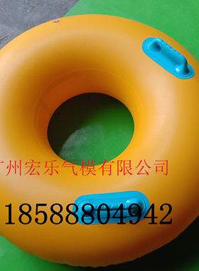 水上乐园充气滑水圈双人皮筏划水圈2人游泳圈八字圈充气城市滑道