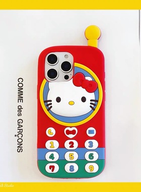 hello kitty凯蒂猫15pro可爱12mini苹果14plus适用iPhone17/16promax手机壳1+13/12/11一加ace5pro/3v/2红色