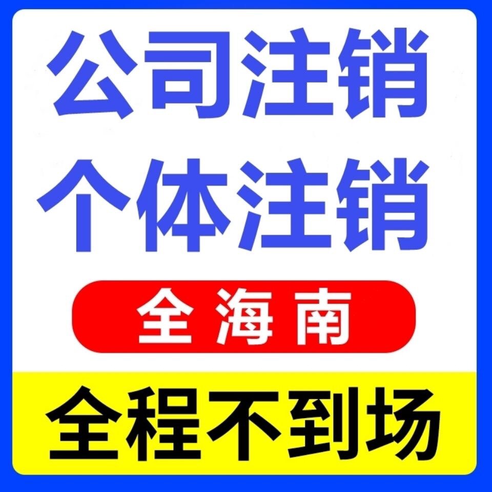 海南合肥南京山东成都个体户公司营业执照注销注册年报年审