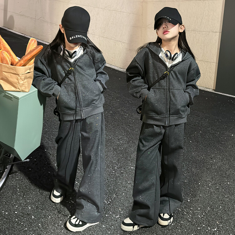 春季潮衣服8岁秋休闲套装大