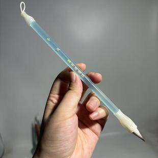 青依蒜头鸡距笔晋唐小楷抄经毛笔仿唐短锋兔羊毫成人书法千字文