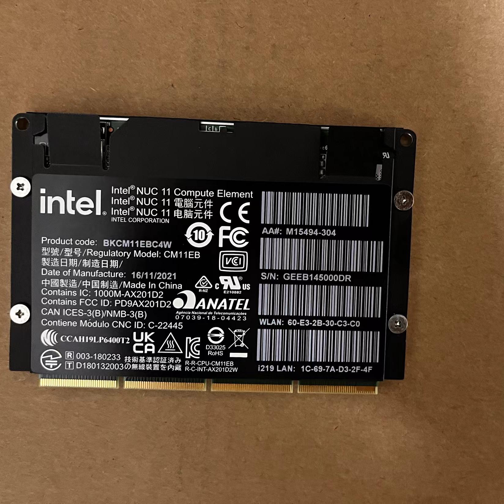 英特尔（Intel）计算模块/机箱Element-8i5CB8N+CMCM2FB I5-8265U