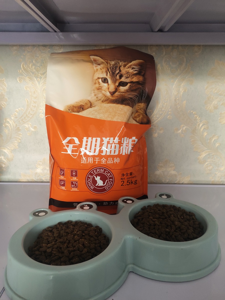 旺财全猫期中国三文鱼奶糕猫粮