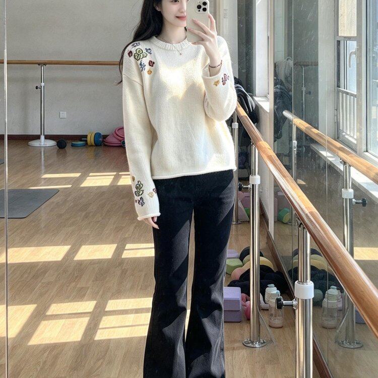 巨好看的秋冬一整套韩风chic高级感慵懒松弛感多巴胺针织衫两件套