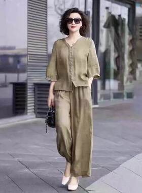 宽松版女套装2026新款夏