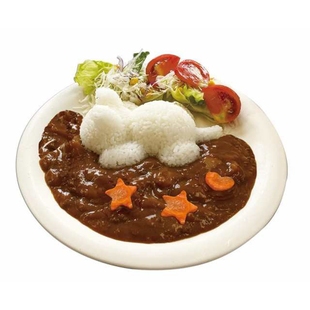 日本进口儿童卡通米饭团模亲子宝宝猫咪模具动物米饭创意盖浇饭模