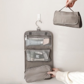 可拆卸分区洗漱包旅行出差防水挂式 男女便携化妆收纳包大容量