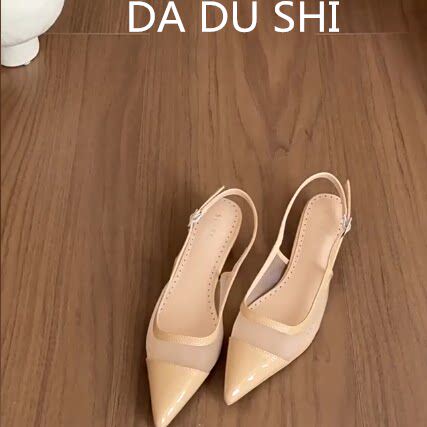 羊皮版！欧美风时髦尖头