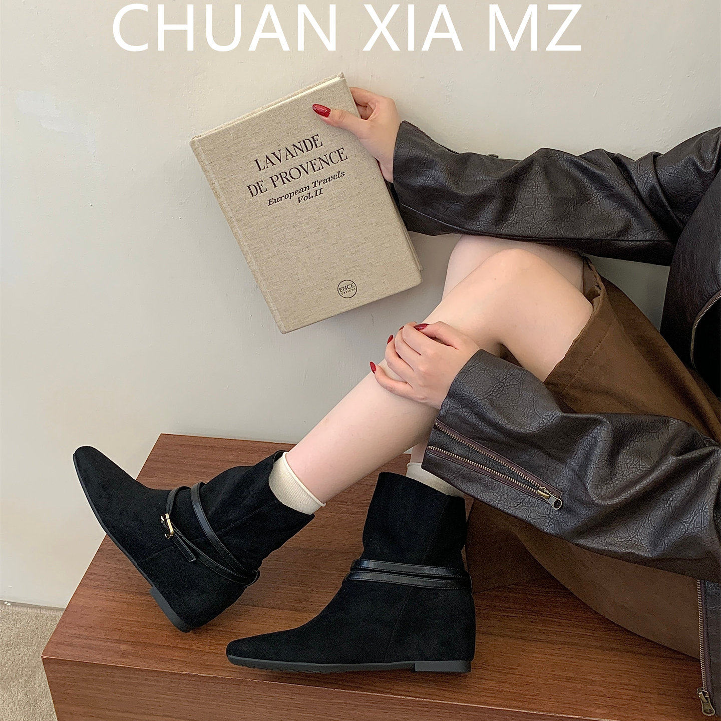 羊皮版~时装靴女靴短靴青