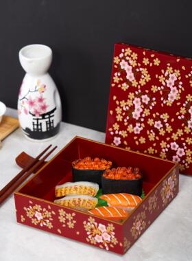 单层寿司盒怀石刺身日料刺身海胆包装盒食盒外卖盒茶菓盒伴手礼盒