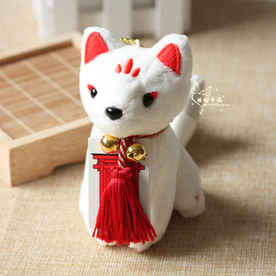 2026现货超热卖日本伏见稻荷大社小狐狸公仔玩具手机链挂件纪念品
