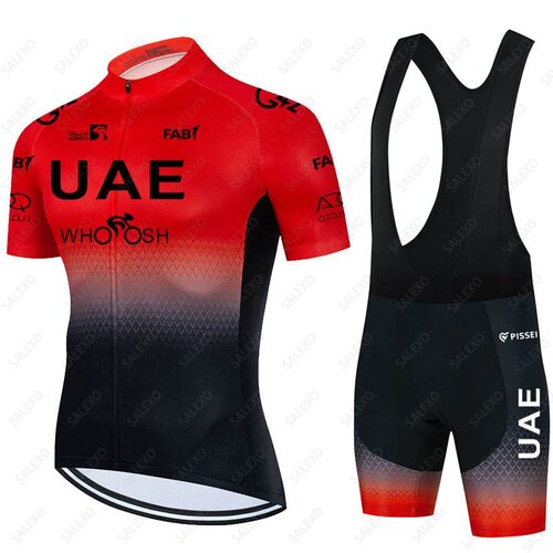 24UAE新款自行车骑行服男夏季短袖单车套装公路车骑行速干上衣