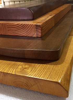 实木桌面板定制黑胡桃木板榆木板松木板原木樱桃木白蜡木大板木料