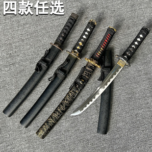 龙泉高碳钢日式刀剑手工居合一体刀剑户外防身兵器影视收藏未开刃