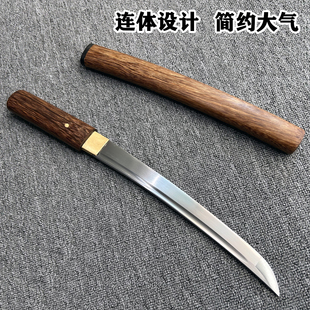 龙泉唐横刀短刀武士刃拔刀剑居合动漫刀剑一体训练影视道具未开刃