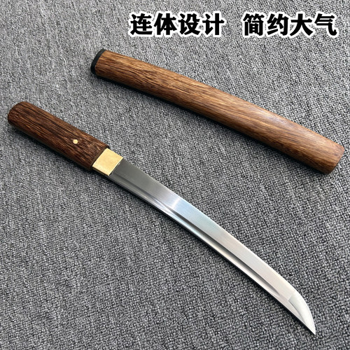 龙泉唐横刀短刀武士刃拔刀剑居合动漫刀剑一体训练影视道具未开刃