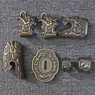 龙泉正品绣春刀清刀装具雁翎刀装具刀剑装具个性化定制未开刃