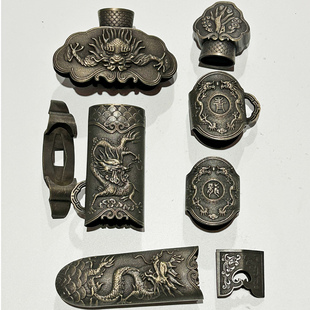 仿古纯铜装具龙泉正品装具镇宅宝剑装具刀剑装具个性化定制未开刃