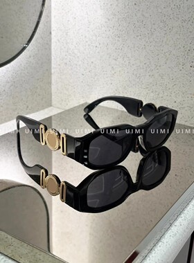 新品一眼沦陷的复古奢华！赵露思同款个性多边形太阳眼镜女