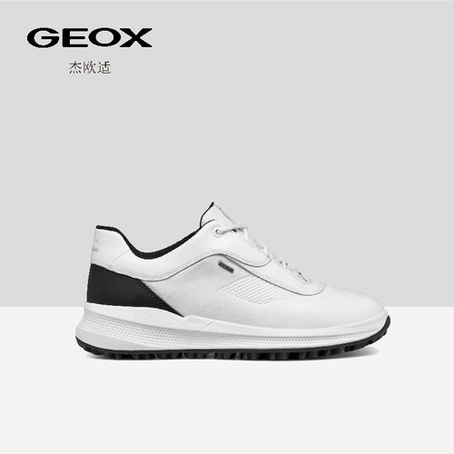 GEOX杰欧适春夏皮面运动低帮运动鞋厚底增高透气运动鞋女
