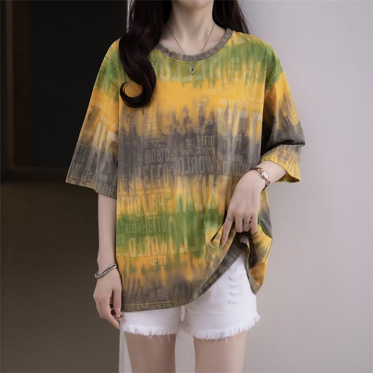 短袖韩版常规款休闲百搭纯棉女士