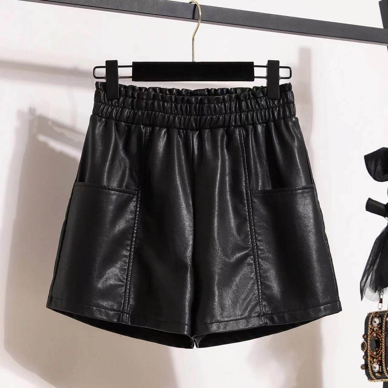 高腰韩版大码短裤宽松显瘦