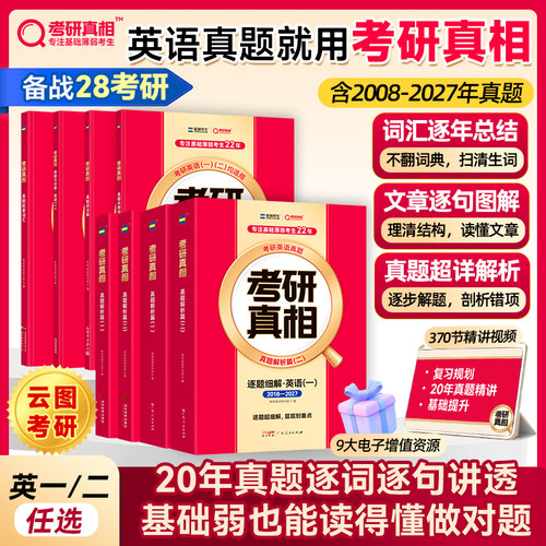 真题解析！2028考研真相英语真题