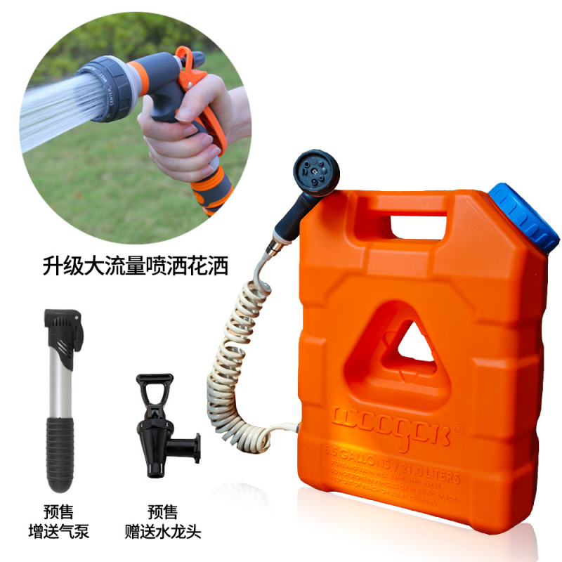 越野户外露营带手动充气泵高压