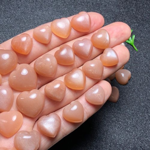 diy天然爱心编绳镶嵌配件裸石