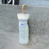 日本进口Wpc伞晴雨防晒遮阳三折超轻两用防紫外线彩胶新款 格子