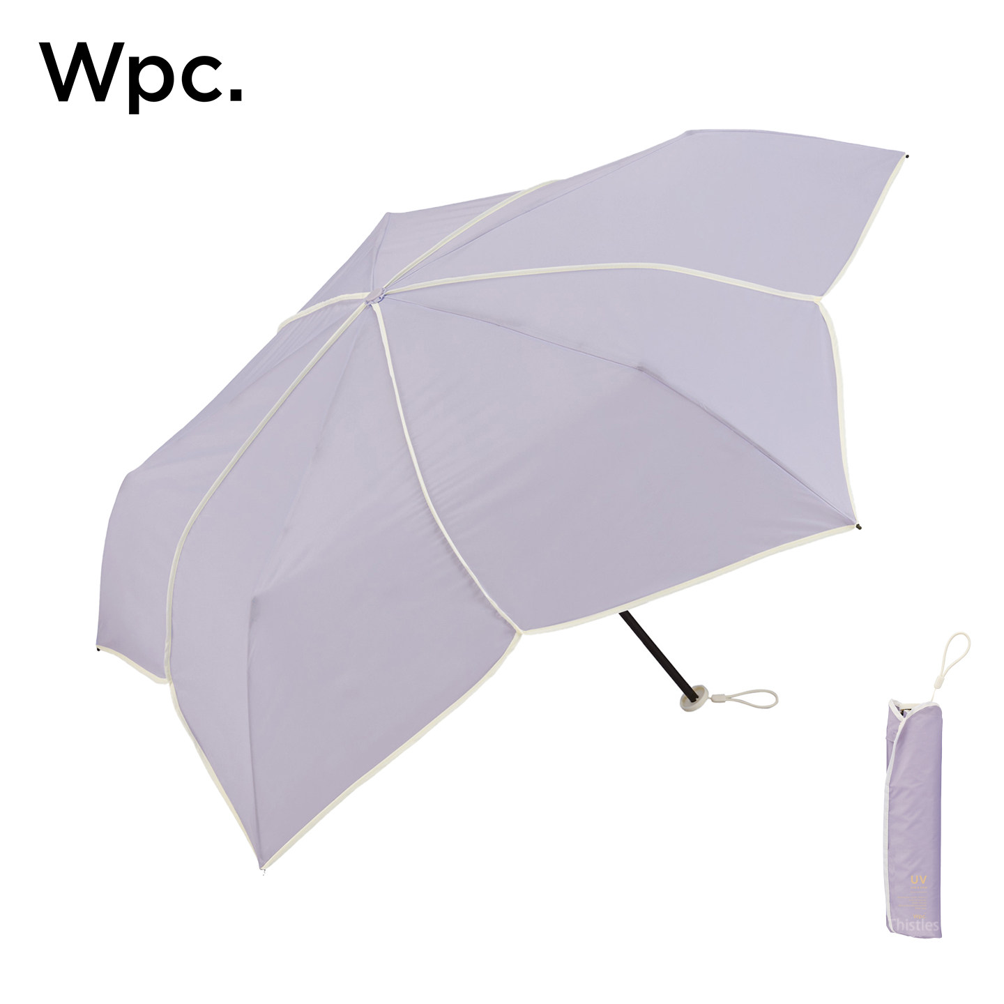 日本进口WPC伞晴雨两用花朵花瓣伞五折空气便携超轻迷你小清新ins
