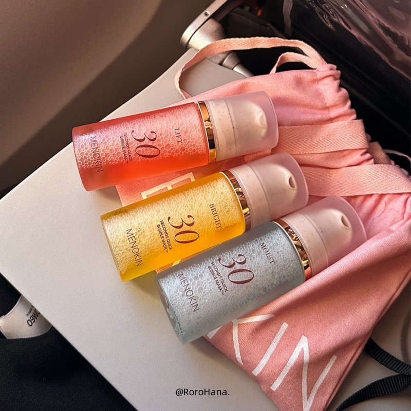 韩国直邮#MENOKIN30秒爽肤水泡沫面膜精华焕发肌肤水光提亮