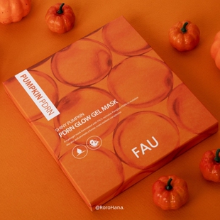 韩国直邮#韩国新款院线FAU南瓜PDRN焕亮凝胶面膜改善肌肤缺水暗沉