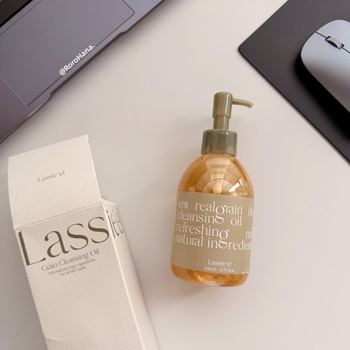 lassieel酵素温和谷物清洁卸妆油
