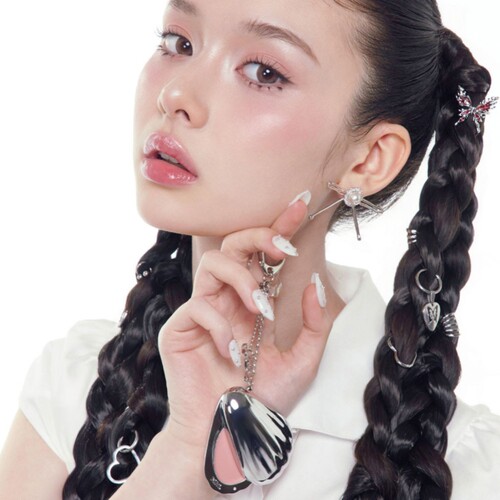 韩国直邮#Naming贝壳唇颊两用腮红膏高光提亮保湿奶油自然水光