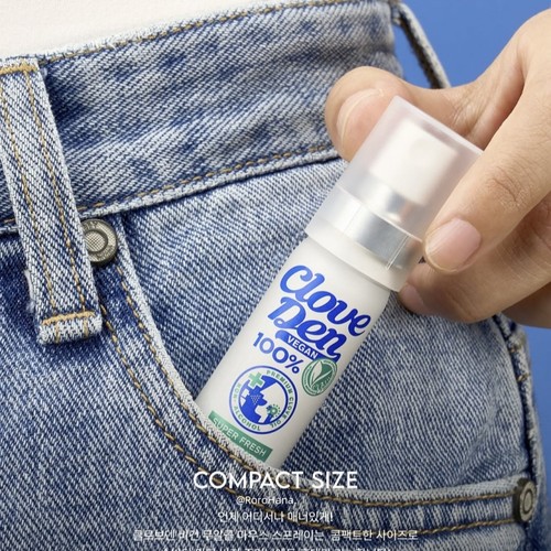 清新口气▲cloveden口喷双重薄荷不辣口添加茶树油接吻前分解味道