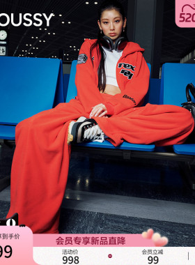 MOUSSY x AVIREX合作款 2026春季新品阔腿休闲长裤010IAF01-5651