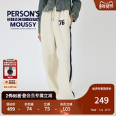线条运动休闲裤 PERSON MOUSSY S联名冬季 新品 010HAQ01 5461