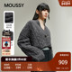 031IAA70 MOUSSY 1811 通勤复古风绞花宽松短款 针织衫 冬季 新品