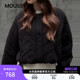 棉服夹克外套女028IAC30 MOUSSY 温柔风菱格短款 新品 1126 春季