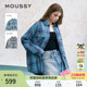 美式 新品 复古格纹LOGO时尚 衬衫 1052 赵昭仪同款 女028JSX30 MOUSSY