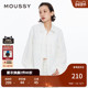 028HSZ30 MOUSSY秋季 cleanfit刺绣LOGO通勤简约风衬衫 1061