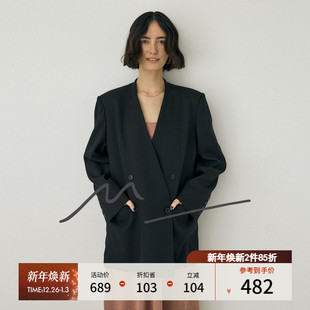 外套010HA230 MOUSSY M系列格雷系清冷知性西装 新品 1201 秋季