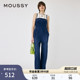 夏季 010HSS11 新品 复古风吊带连体牛仔裤 0230 简约经典 MOUSSY