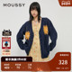 秋季 新品 韩系氛围感V领太阳花针织开衫 MOUSSY 028HAA70 2111