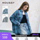 美式 新品 复古格纹LOGO时尚 衬衫 1052 赵昭仪同款 女028JSX30 MOUSSY