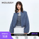 日系简约风宽松短款 新品 长袖 衬衫 1014 MOUSSY 女028IAZ30 春季