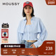 秋季 新品 设计感叠搭两件套吊带背心衬衫 MOUSSY 010HAS30 1521