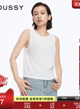 MOUSSY 夏季新品clean fit简约基础内搭背心女028HSA80-1971