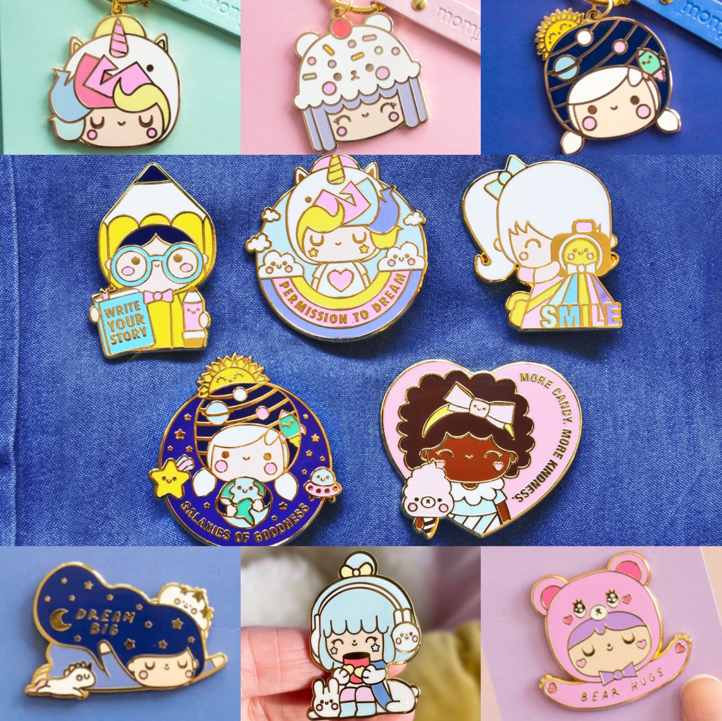 【Momiji官方店】周边系列 密语娃娃钥匙链KeyChain/徽章Pins限量